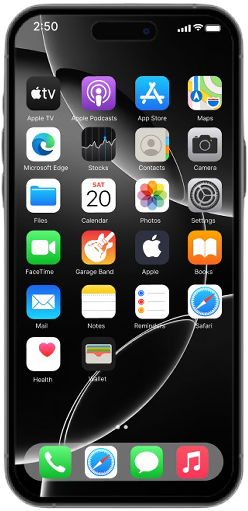 Home screen connected